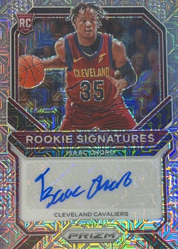 Isaac Okoro 2020 Prizm #RS-IOK Rookie Signatures - Mojo /25