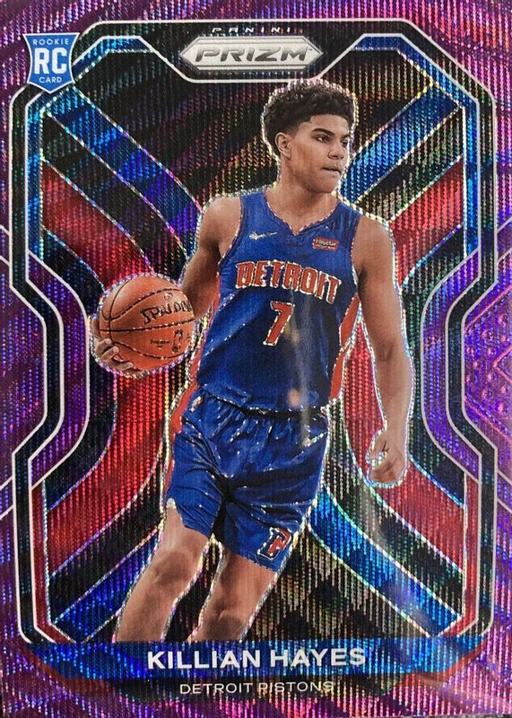 Killian Hayes 2020 Prizm #270 Purple Wave Rookie RAW