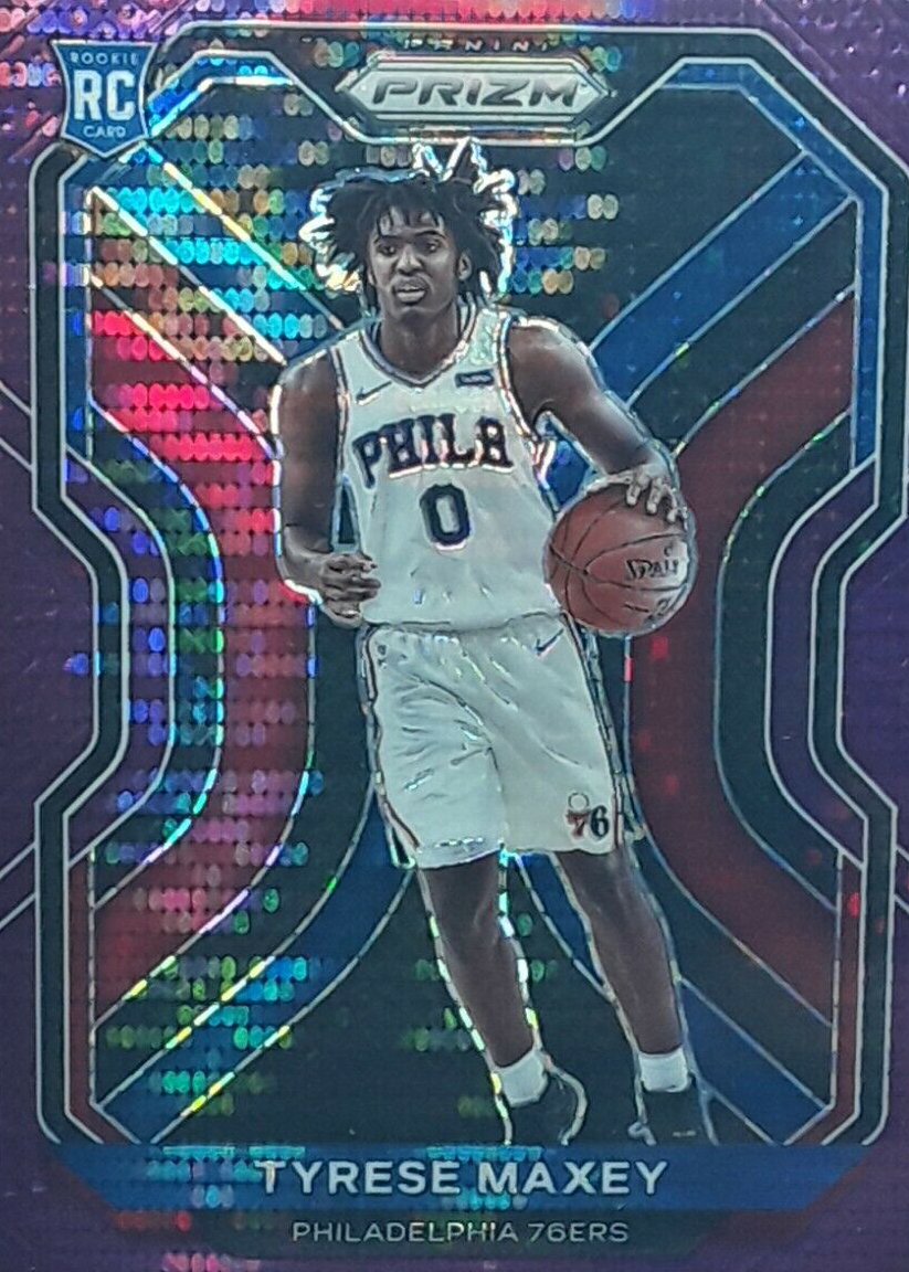 Tyrese Maxey 2020 Prizm #256 Purple Pulsar /35 PSA 9 Price 