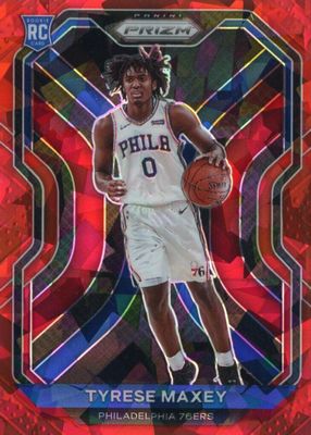 その他 tyrese maxey rc die-cut purple /99 psa10 Tyrese Maxey 2020 Select #174 Premier Level Purple Die-Cut