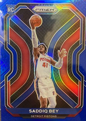 Saddiq Bey 2020 Mosaic #276 NBA Debut - Reactive Blue Price