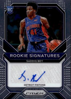 Saddiq Bey /41シリ RC auto STUB貴重 NBA 2020-21 Certified Fresh Faces Signature Saddiq Bey Rookie