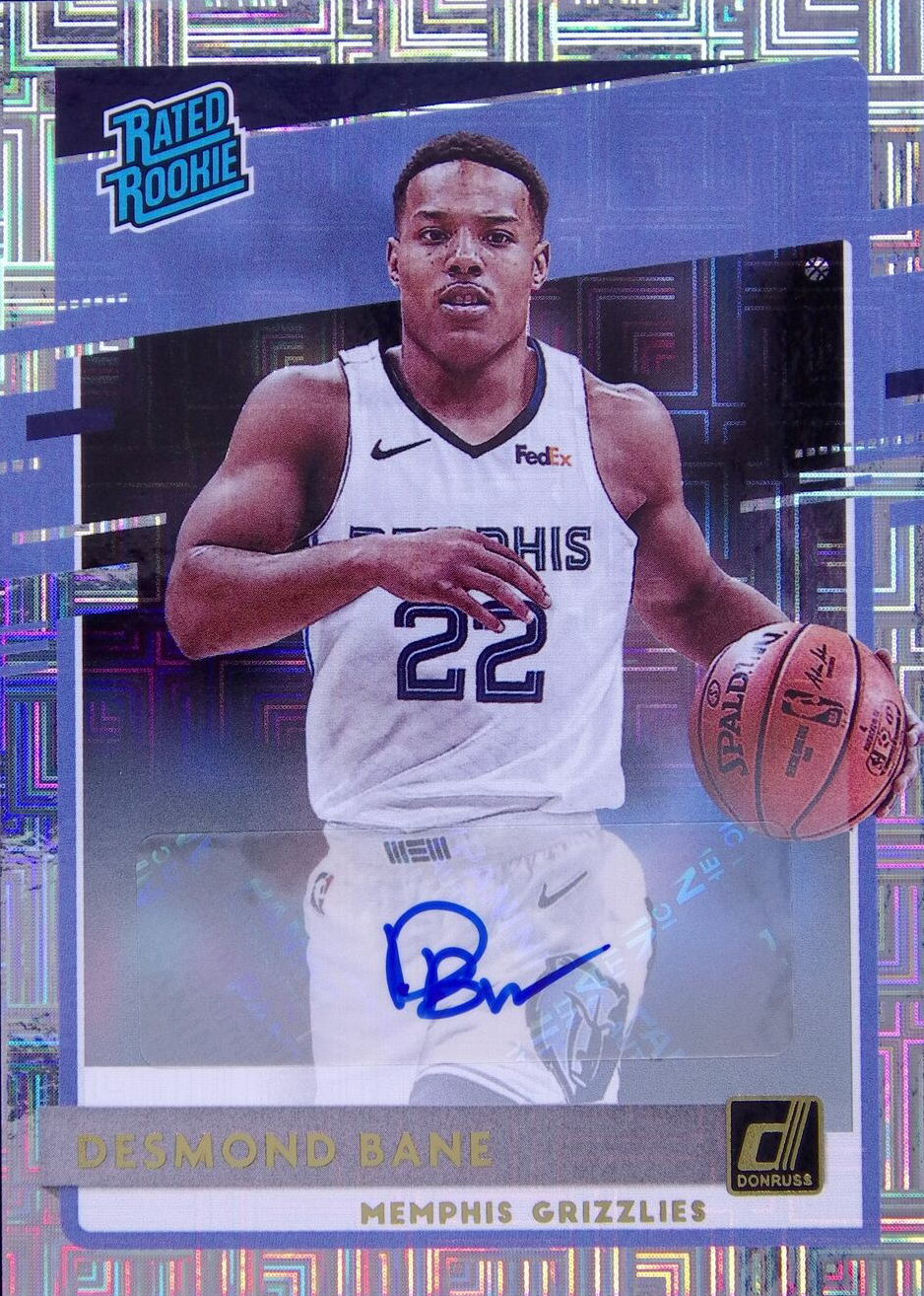 Desmond Bane 2020 Donruss #240 Rated Rookie Signatures Price