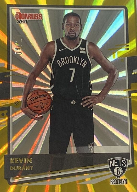 Kevin Durant 2020 Donruss 93 Gold Laser 10 Price Guide Sports Card Investor