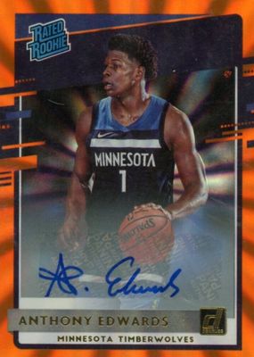 2020 Donruss #201 Rated Rookie Signatures - Holo Orange Laser