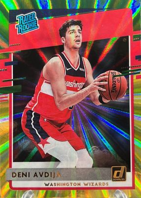 2020 Donruss #205 Green & Yellow Laser