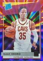 Isaac Okoro 2020 Donruss #203 Red & Blue Laser /15 Price Guide