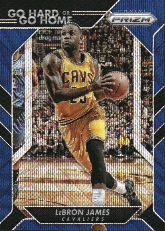 LeBron James 2016 Prizm #4 Go Hard or Go Home - Blue Wave /99 PSA 10