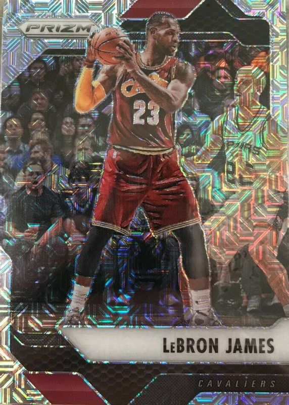 LeBron James 2016 Prizm #31 Mojo /25 RAW