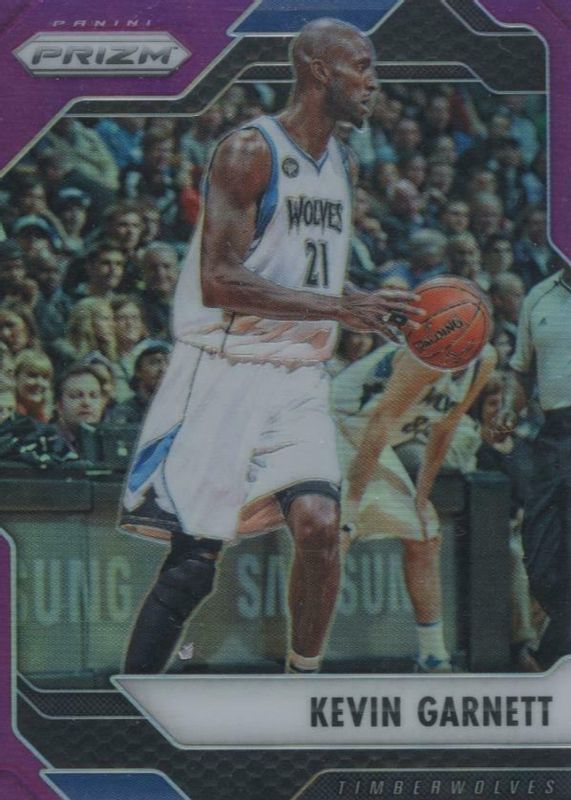 Kevin Garnett 2016 Prizm #264 Purple /75 PSA 10