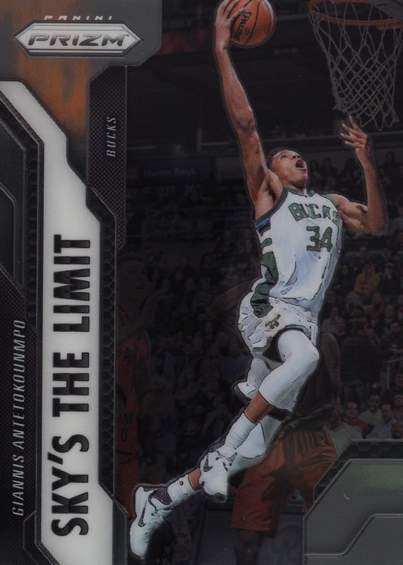 Giannis Antetokounmpo 2016 Prizm #7 Sky's the Limit BGS 9