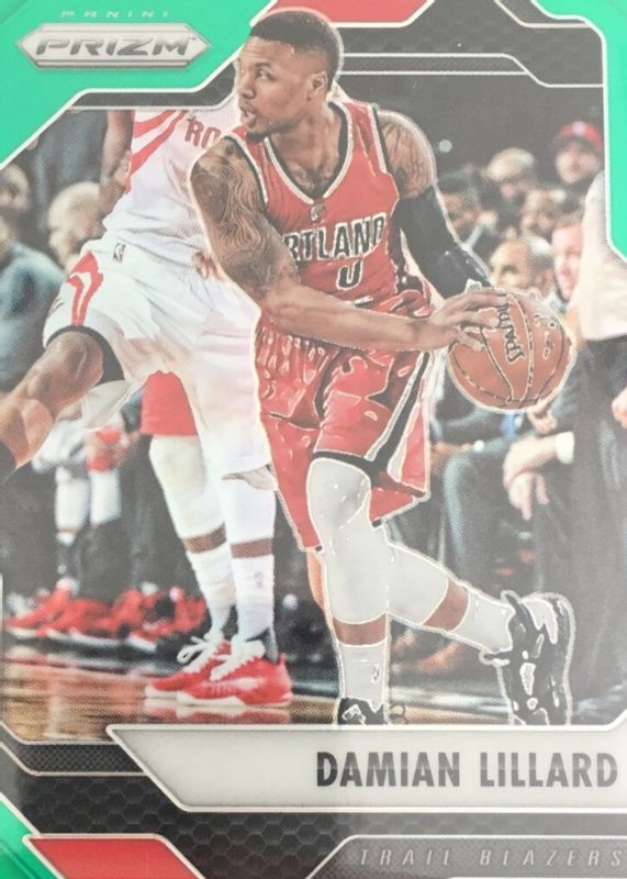 Damian Lillard 2016 Prizm #271 Green PSA 10