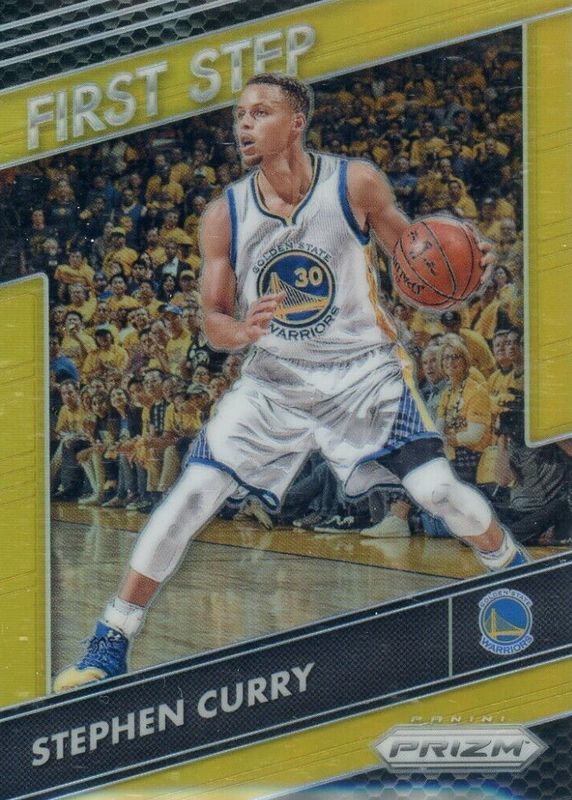 Stephen Curry 2016 Prizm #4 First Step - Gold /10 PSA 10