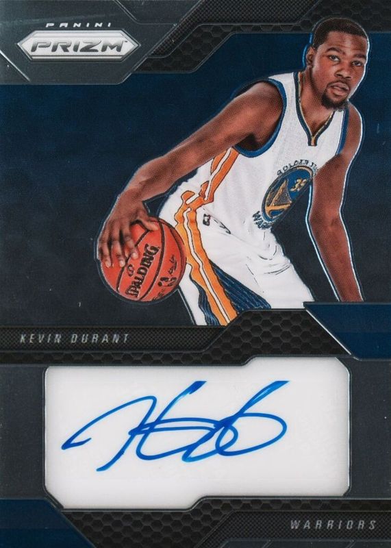 Kevin Durant 2016 Prizm #1 Veteran Signatures BGS 9.5