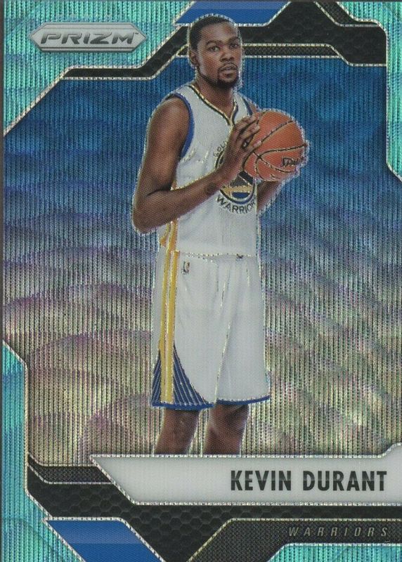 Kevin Durant 2016 Prizm #282 Teal Wave /25 RAW