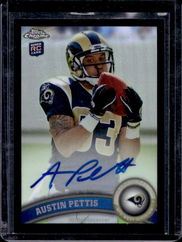 2011 Topps Chrome #208 Rookie Autographs - Black Refractor /25