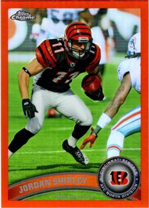 2011 Topps Chrome #188 Orange Refractor