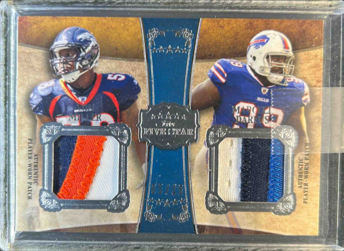 2011 Topps Five Star #FSDP-MD Dual Patches /15