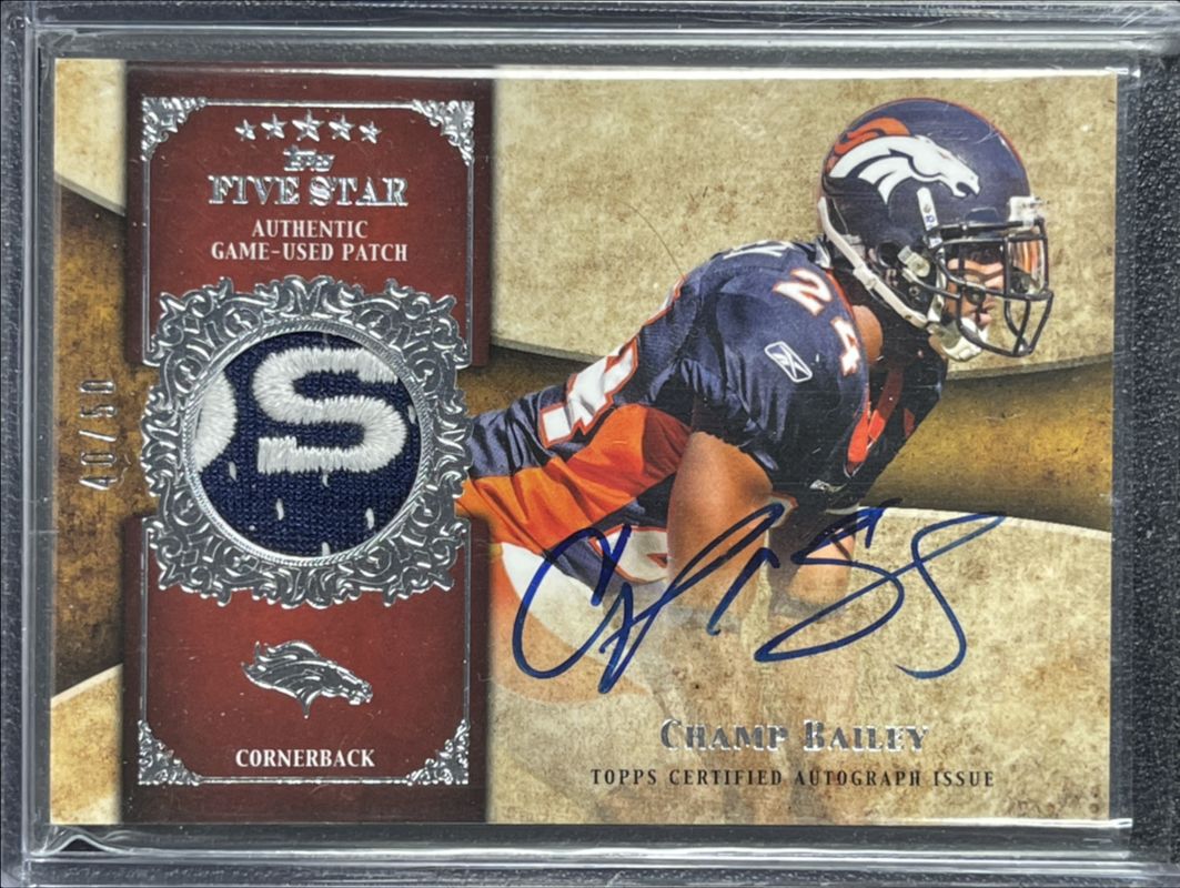 2011 Topps Five Star #FSSP-CB Veteran Autographed Patch /90