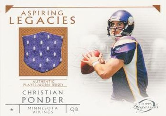 2011 Topps Gridiron Legends #ALR-CP Aspiring Legacies Jerseys
