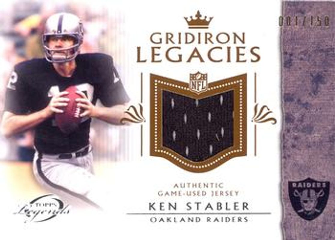 2011 Topps Gridiron Legends #GLR-KS Gridiron Legacies Relics /150