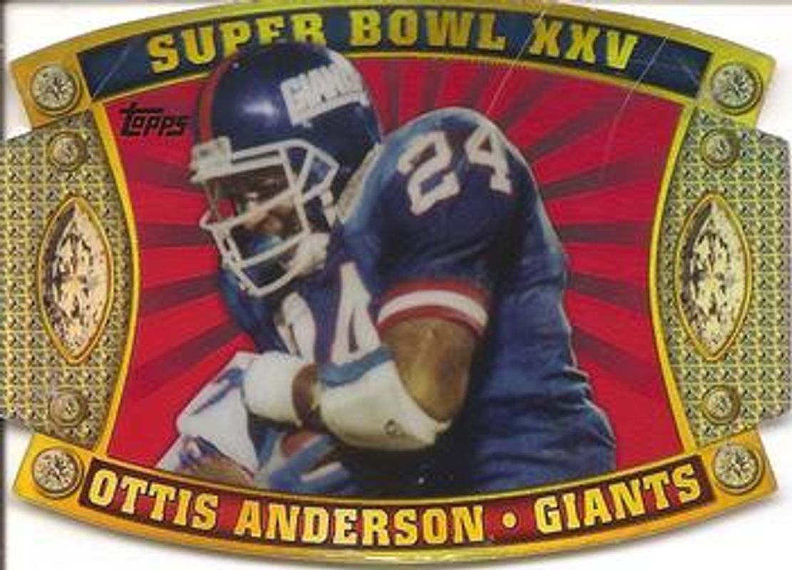 2011 Topps #SB-25 Super Bowl Legends Giveaway Die-Cut