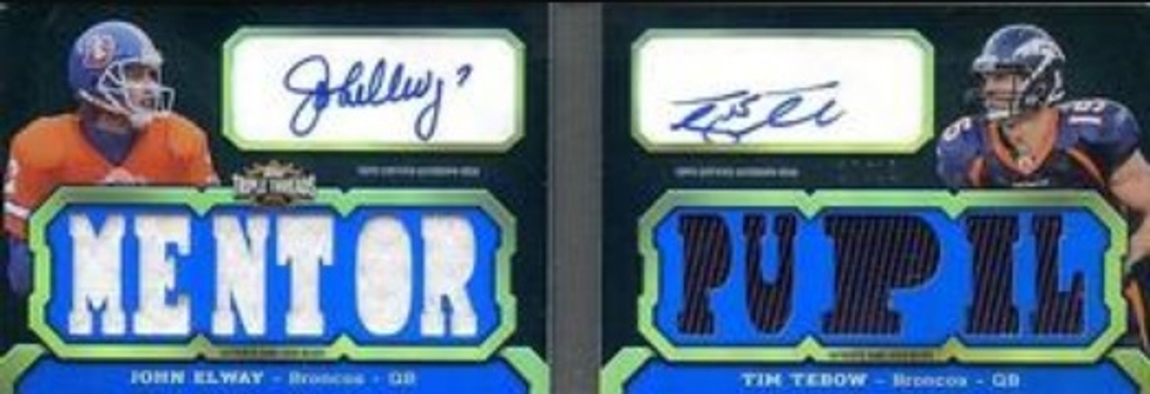 2011 Topps Triple Threads #TTARP-3 Autographed Relic Duals /18