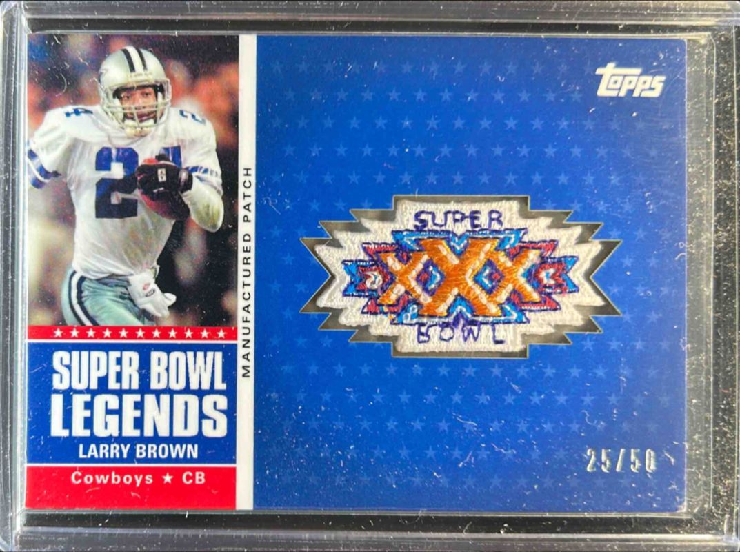2011 Topps #SBMPXXX Super Bowl Legends Super Bowl Patch /50