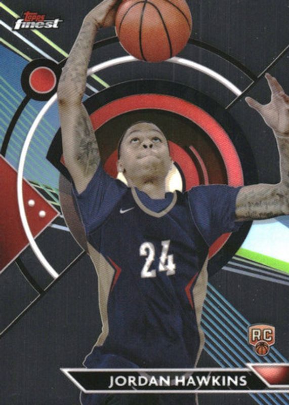 Jordan Hawkins 2023 Topps Finest #81 Common Rookie RAW