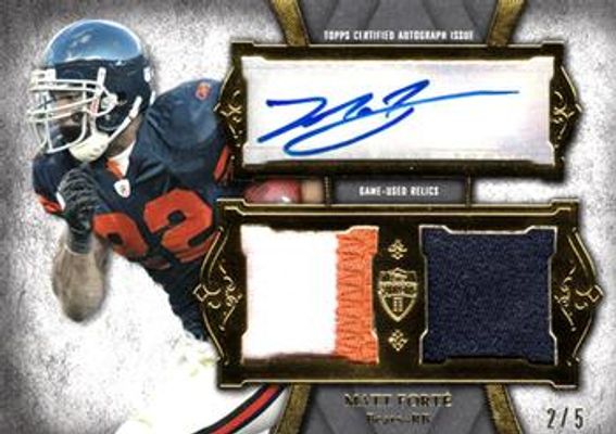 2011 Topps Supreme #SADR-MF Autographed Dual Relics Platinum Patch