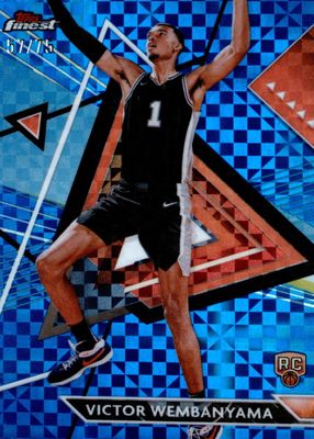 2023 Topps Finest #197 Uncommon - Blue Checkerboard Refractor /75