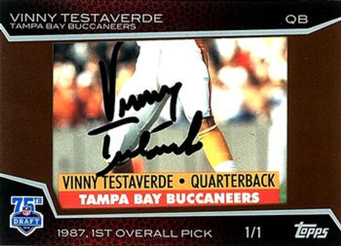 2010 Topps #75DACS-52 Draft 75th Anniversary Cut Autographs /1