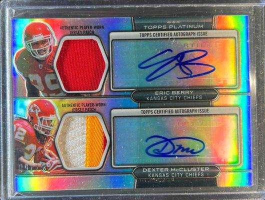 2010 Topps Platinum #DARP-BMC Autographed Patch Duals /25