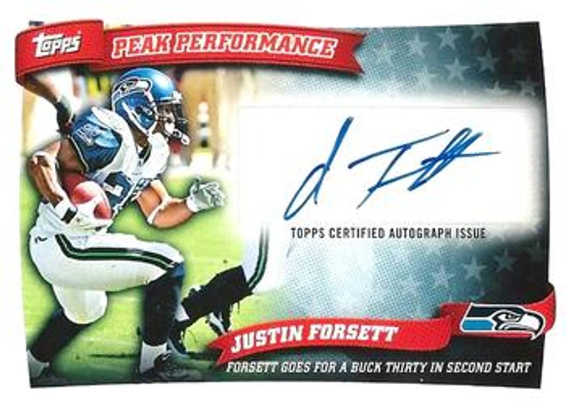 2010 Topps #PPA-JFO Peak Performance Autographs