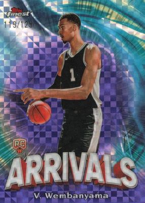 2023 Topps Finest #A-6 Arrivals - Purple Checkerboard Refractor /125