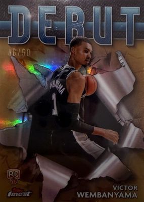 2023 Topps Finest #D-1 Debut - Gold Refractor /50