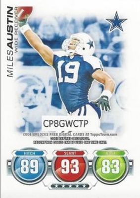 2010 Topps Attax Code Cards
