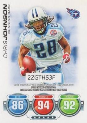 2010 Topps Attax Code Cards