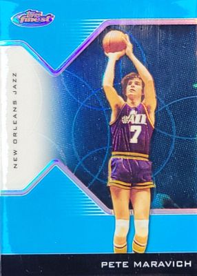 2004 Topps Finest #137 Blue Refractor /50
