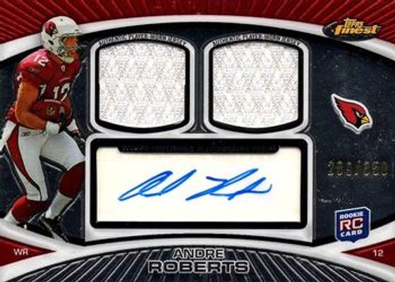 2010 Topps Finest #FADR-AR Dual Jersey Autographs /250