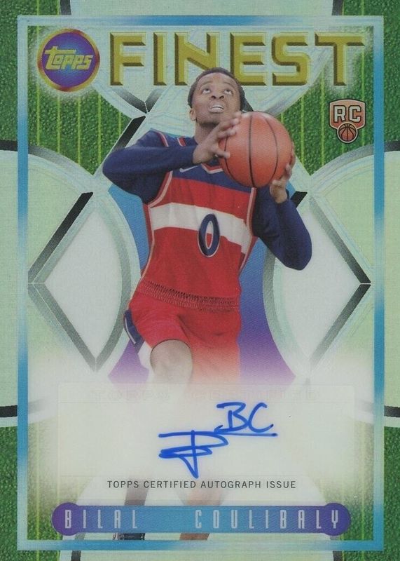 Bilal Coulibaly 2023 Topps Finest #FLA-BCO Flashback Autographs Rookie RAW