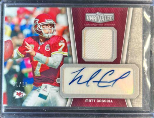 2010 Topps Unrivaled #UAP-MC Autographed Patch - Red /10