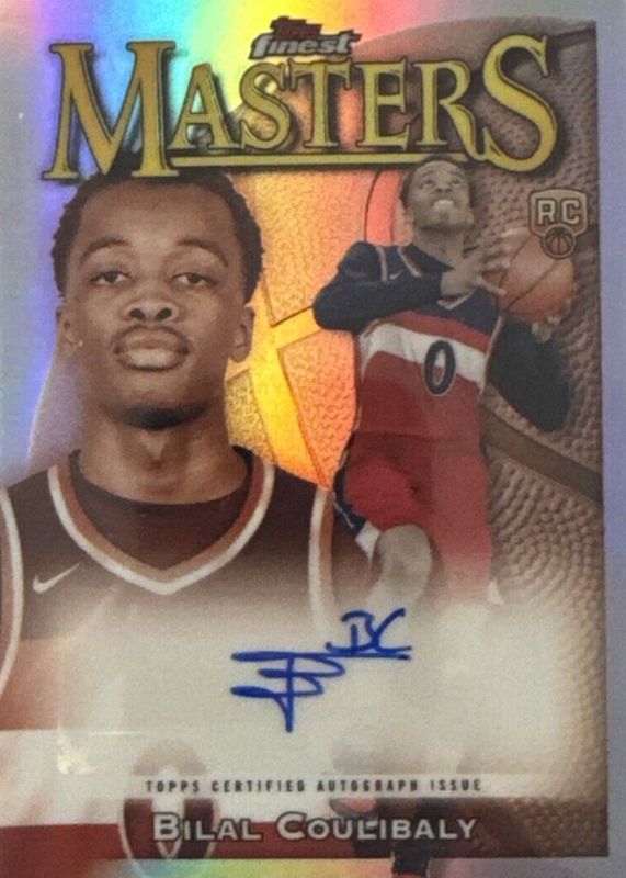 Bilal Coulibaly 2023 Topps Finest #MA-BCO Masters Autographs - Refractor /50 Rookie RAW