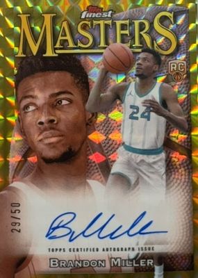 2023 Topps Finest #MA-BM Masters Autographs - Gold Geometric Refractor /50
