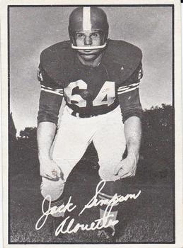 1961 Topps CFL #70 Base