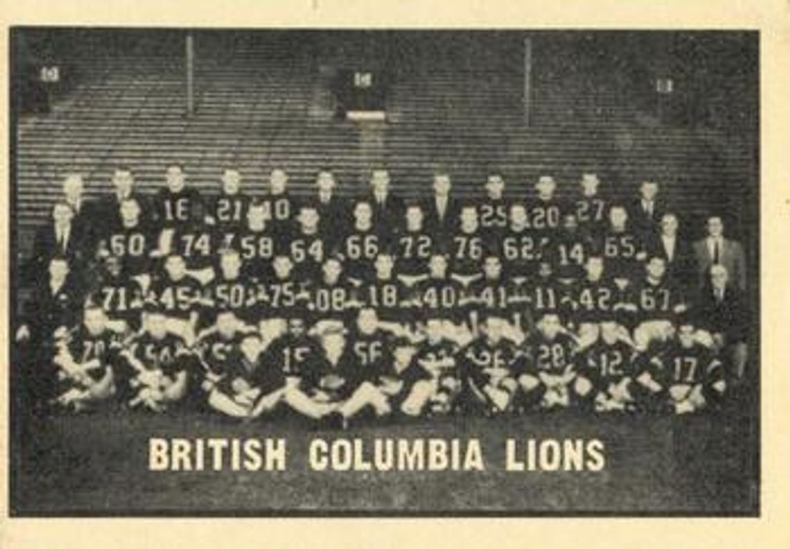 1962 Topps CFL #20 Base