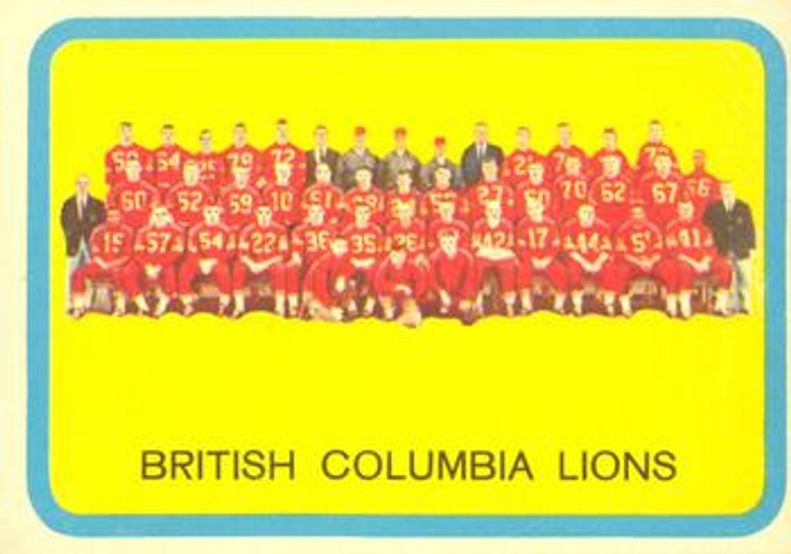 1963 Topps CFL #10 Base