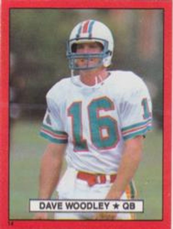 1981 Topps Red Border Stickers #14 Base