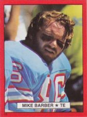 1981 Topps Red Border Stickers #11 Base