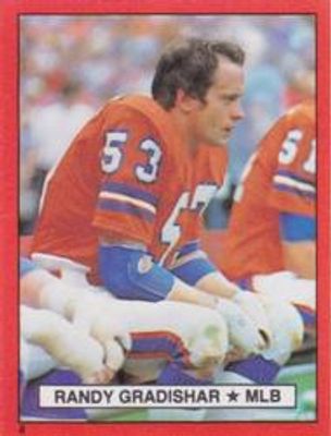 1981 Topps Red Border Stickers #8 Base